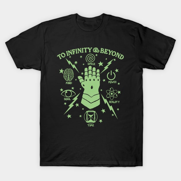 Magic Space Glove T-Shirt by blueversion